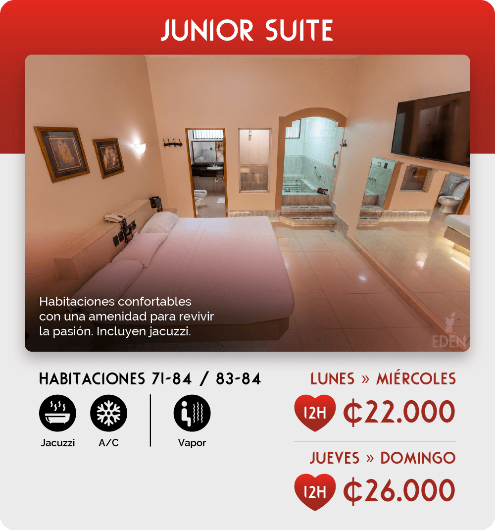 Fantasy Rooms - Edén - Junior Suite 71-84 1