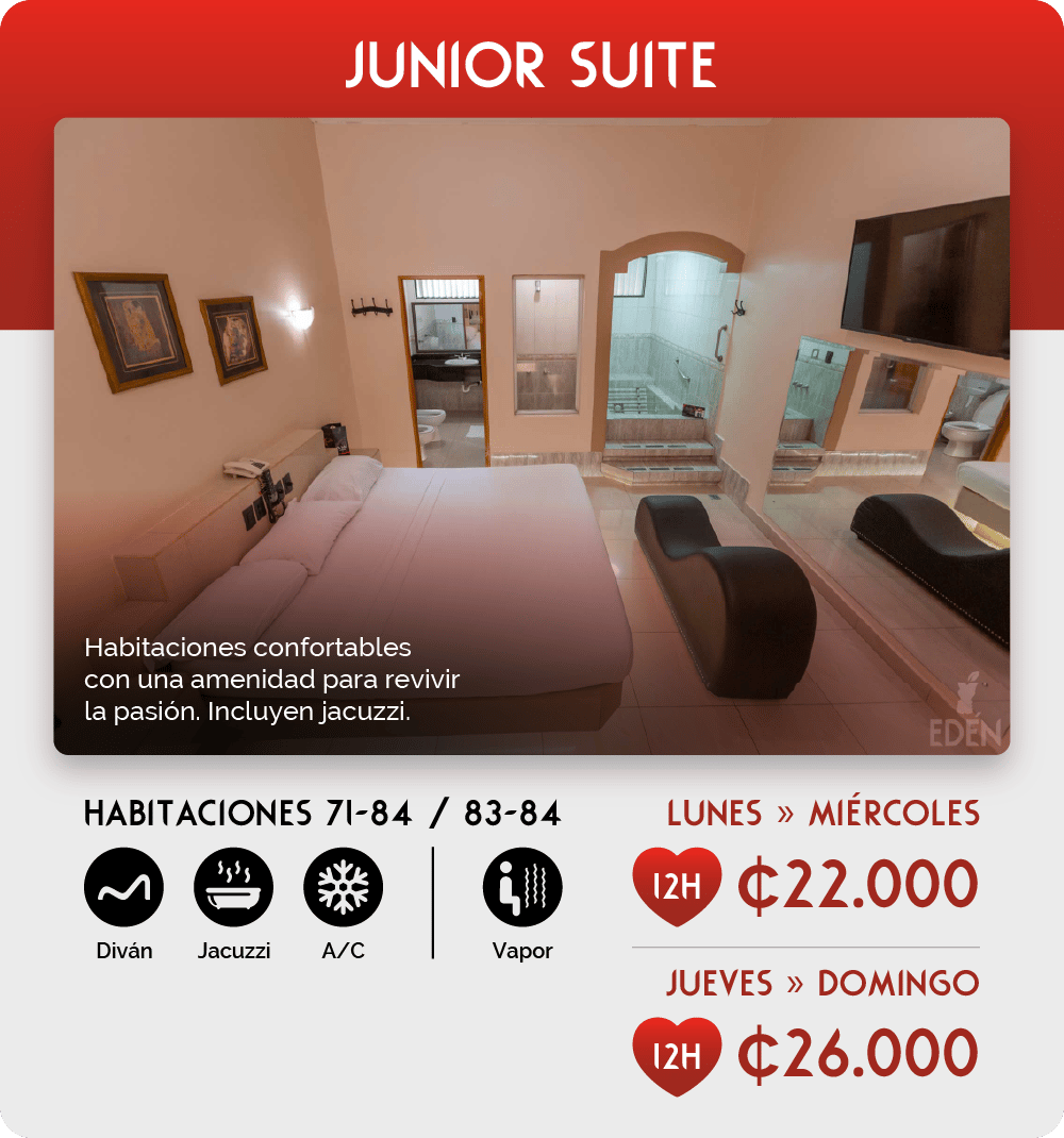 Fantasy Rooms - Edén - Junior Suite 71-84