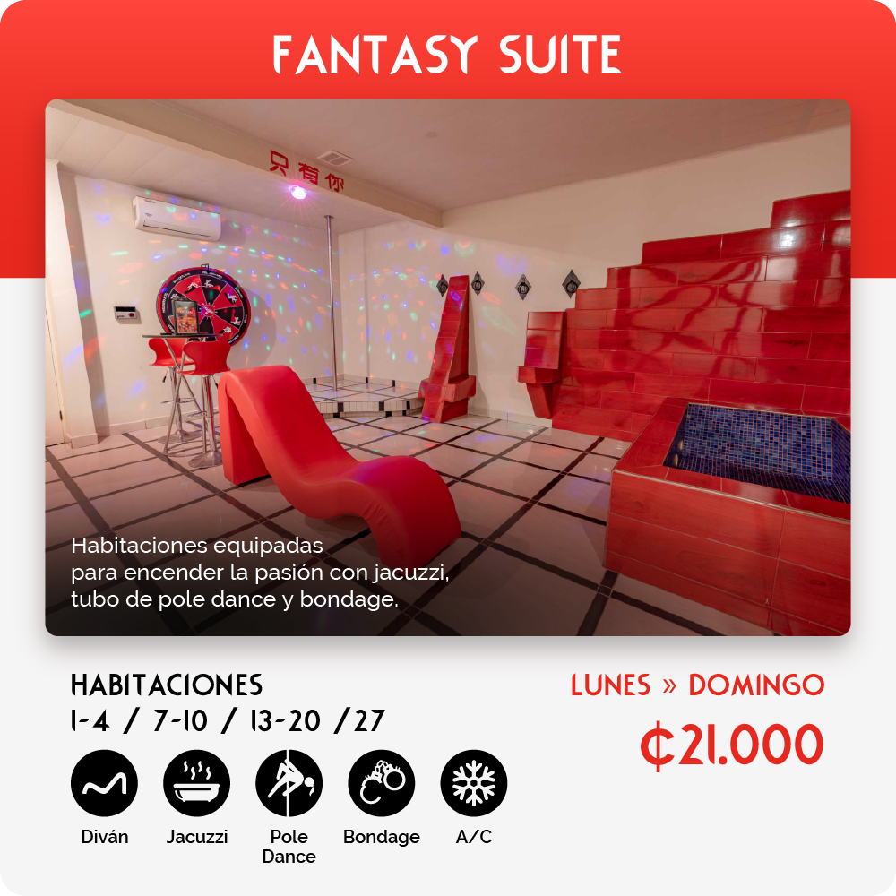 Fantasy Rooms - Jardín Oriental - Fantasy Suite 1-4 | 7-10 | 13-20 | 27