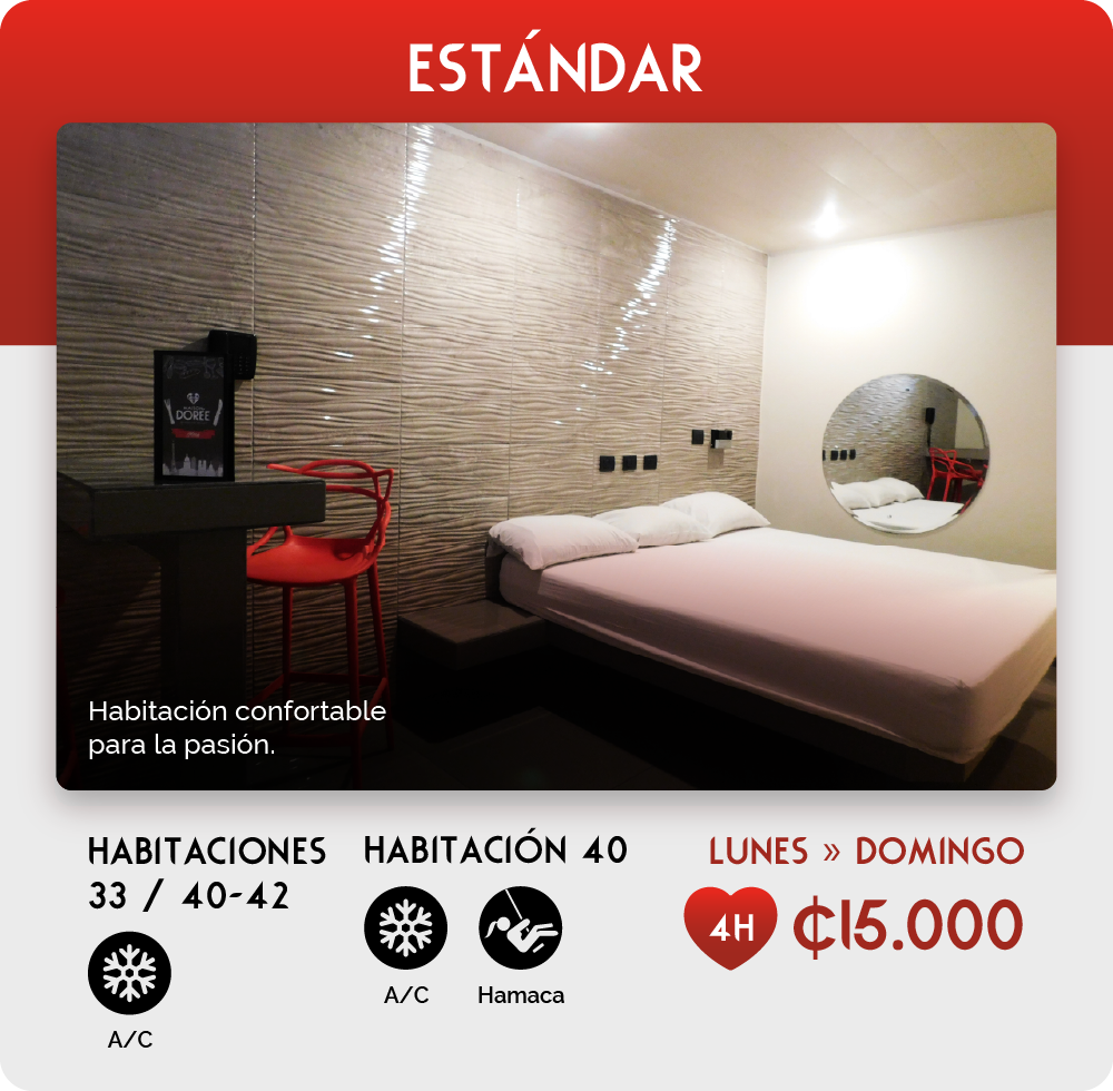 Fantasy Rooms - Maison Dorée - Estándar 33 | 40-42