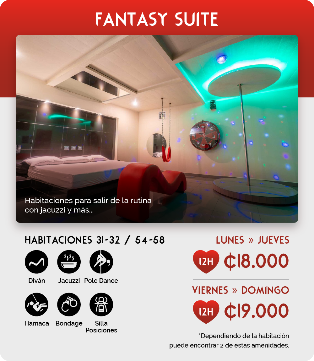 Fantasy Rooms - Maison Dorée - Fantasy Suite 31-32 | 54-58