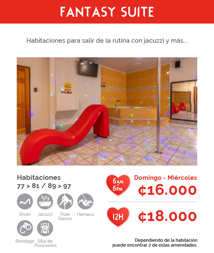 Fantasy Rooms - Maison Dorée - Fantasy Suite 54, 77 > 81, 89 > 97 v5