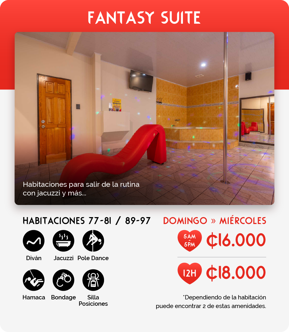 Fantasy Rooms - Maison Dorée - Fantasy Suite 77-81 | 89-97