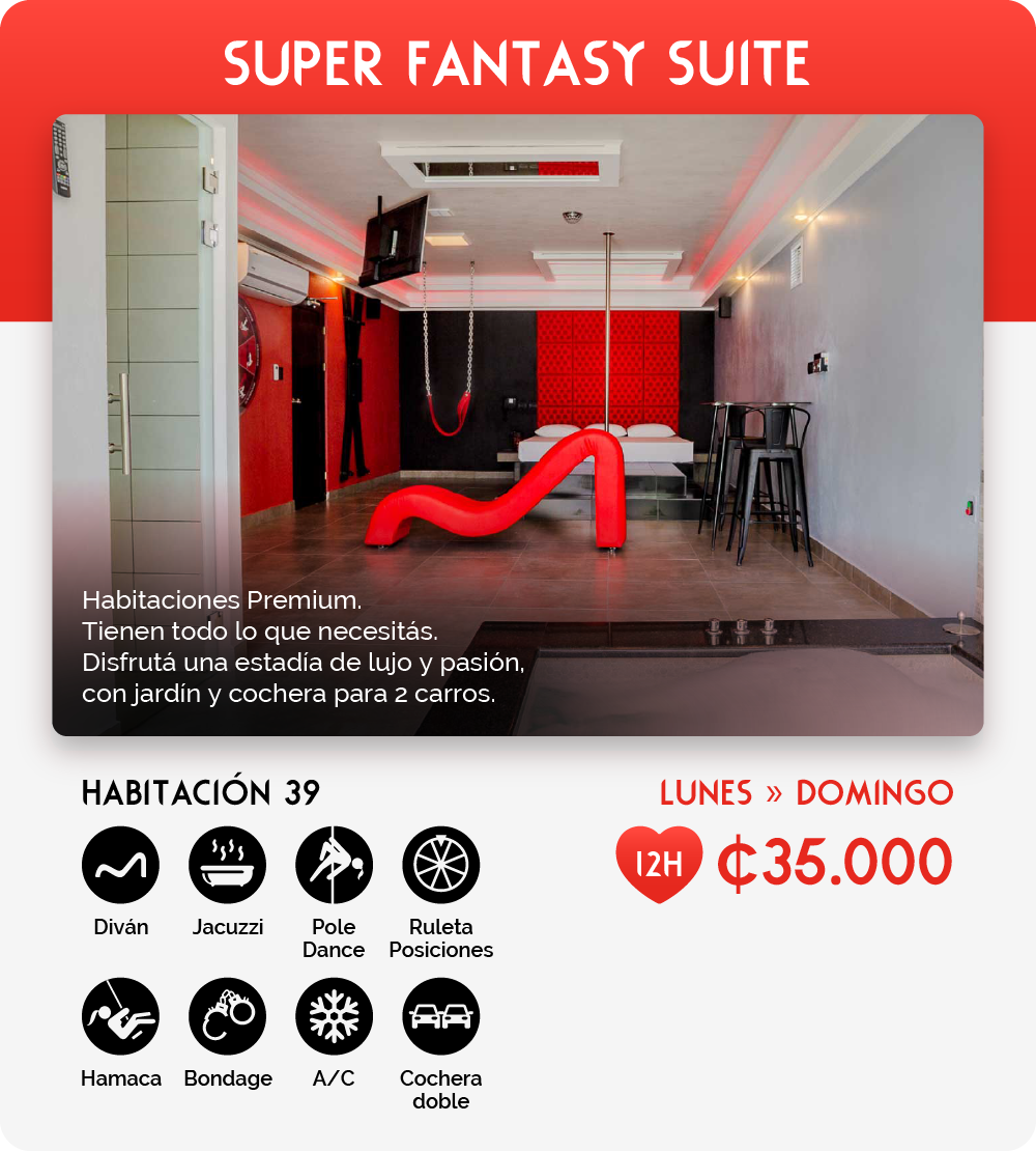 Fantasy Rooms - Maison Dorée - Super Fantasy Suite 39