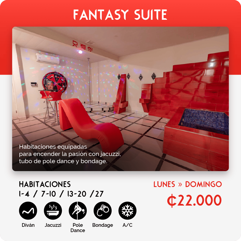 Fantasy Rooms - Jardín Oriental - Fantasy Suite 1-4 | 7-10 | 13-20 | 27