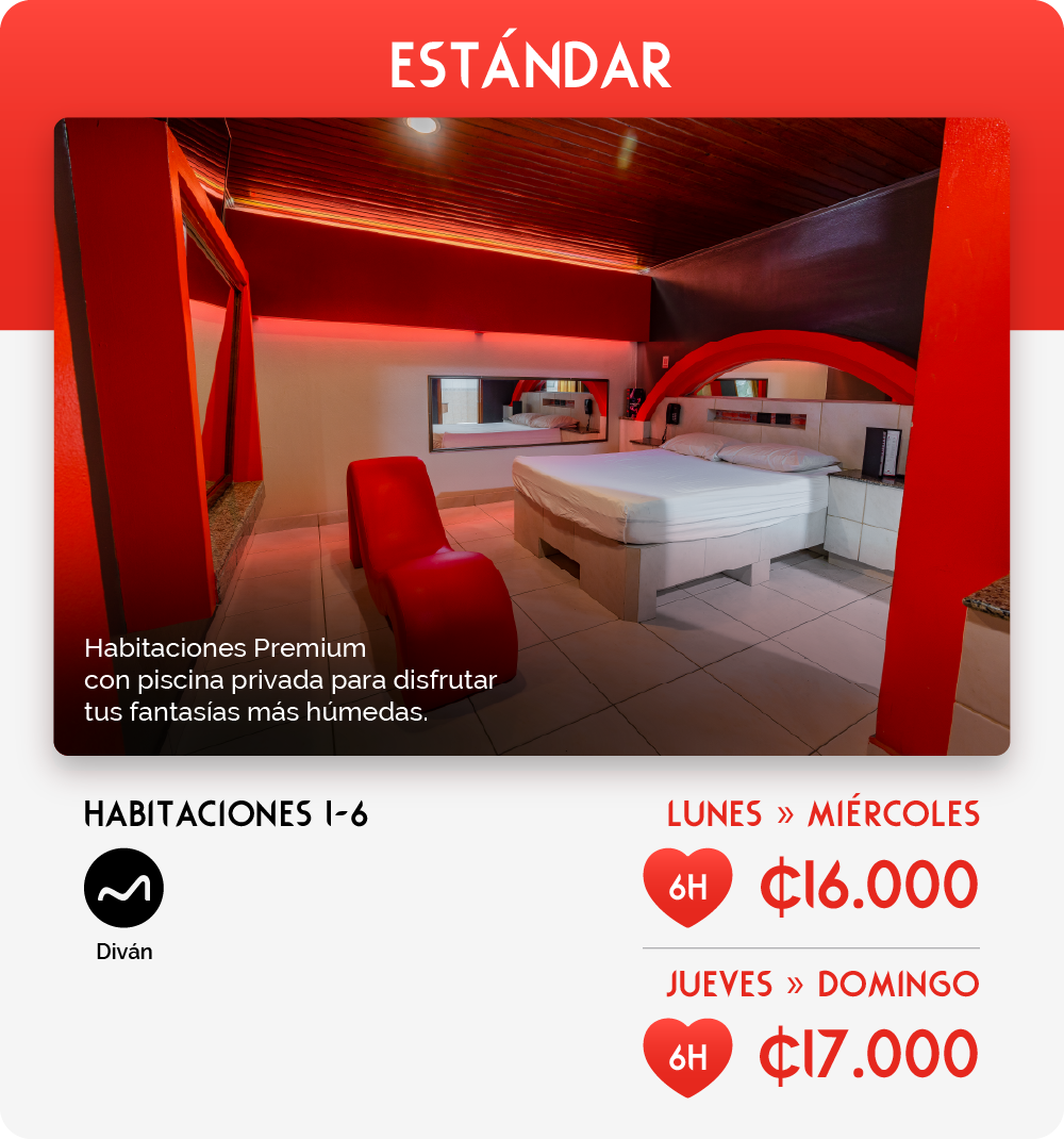 Fantasy Rooms - Paraíso - Estándar 1-6 2